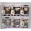 Image 1 : LOT OF 6 FUNKO POP COLLECTIBLES