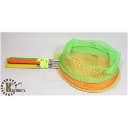 5PK "EXTENDABLE" BUTTERFLY FISH NETS