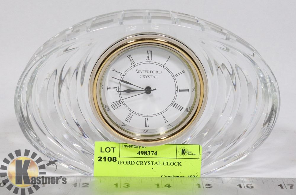 WATERFORD CRYSTAL CLOCK Kastner Auctions