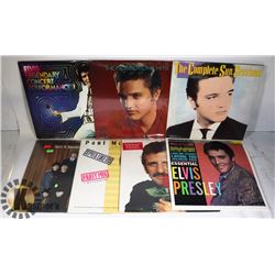 LP'S OF ELVIS AND BEATLES
