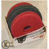 Image 1 : 12" FLOOR CLEANING PADS (5PCS IN A BOX)