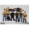 Image 1 : LOT OF 8 COLLECTIBLE VINTAGE WRESTLING FIGURES