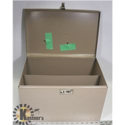 METAL FILE LOCK BOX