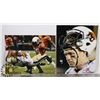 Image 1 : 2 BC LIONS CFL FOOTBALL SIGNED PHOTOS TRAVIS LULAY