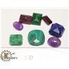 Image 1 : #42-MALACHITE/RUBY/EMERALD/SAPPHIRE 106ct