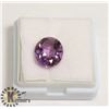 Image 1 : #177-PURPLE AMETHYST OVAL SHAPE GEMSTONE 4.0ct