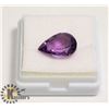 Image 1 : #181-PURPLE AMETHYST PEAR SHAPE GEMSTONE 4.5ct