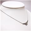 Image 3 : SILVER DIAMOND  NECKLACE
