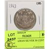 Image 1 : 1943 CANADIAN SILVER 50 CENT COIN