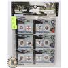 Image 1 : OFFICIAL NHL STAMP CARDS SET OF 6 SERIES #2