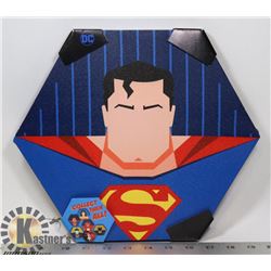 NEW SUPERMAN STRETCHED CANVAS WALL ART