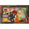 Image 1 : ASSORTED BOX OF KIDS TOYS, VIEW FINDER, OWL DOLL