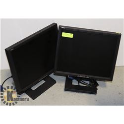 LOT OF 2 DELL 19" SCREEN