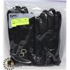 Image 1 : 2PK LADIES LEATHER GLOVES XTRA LARGE