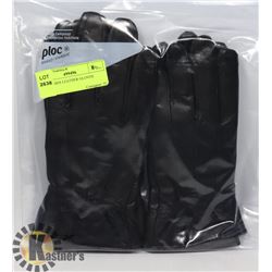 2PK LADIES LEATHER GLOVES LARGE