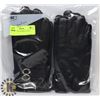 Image 1 : 2PK LADIES LEATHER GLOVES MEDIUM