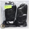 Image 1 : 2PK LADIES LEATHER GLOVES MEDIUM