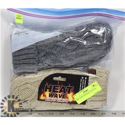 2PK LADIES INFRARED MITTENS