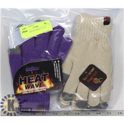2PK LADIES INFRARED GLOVES