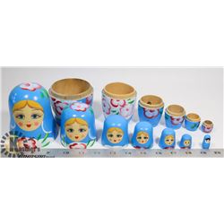 7 FIGURE SET NESTING DOLL