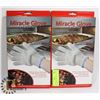Image 1 : LOT OF TWO NEW MIRACLE GLOVE HOT SURFACE