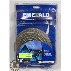 EMERALD ROPE LIGHT (CLEAR)
