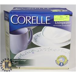 CORELLE COUNTRY COTTAGE 16 PIECE SET SERVES 4 (IN