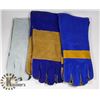 Image 1 : LOT WITH 3 NEW PAIRS OF WELDING GLOVES