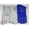 Image 1 : LOT WITH 3 NEW PAIRS OF WELDING GLOVES