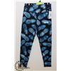 Image 1 : LOTUS LEGGINGS NAVY BLUE WITH PINEAPPLE MOTIFF