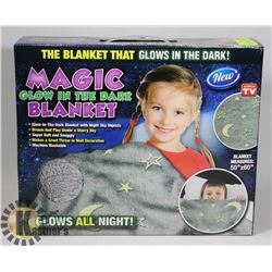 NEW MAGIC GLOW IN THE DARK STARRY SKY BLANKET