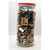 Image 1 : 17)  JAR CONTAINING 200 ASSORTED LAPEL PINS
