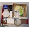 Image 1 : FLAT OF NEW LIGHT FIXTURES AND ASSORTED LIGHT