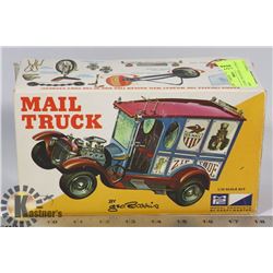 1:25 MAIL TRUCK MODEL BOX ONLY 1960'S