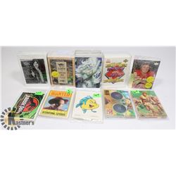 10 COMPLETE CARD SETS LADY DEATH JOE MONTANA ETC.