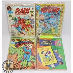 4 COMIC DIGESTS SUPERMAN DISNEY FLASH AND MORE