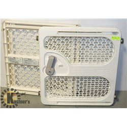 LOT OF TWO  BABY/PET GATE - HOUSEHOLD