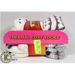 2PK OF COZY SLIPPER SOCK INFRARED