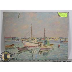 ORIGINAL OIL ON PANEL BY ARTHUR KELLET (CANADIAN)