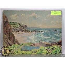 ORIGINAL OIL ON PANEL BY ARTHUR KELLET (CANADIAN)