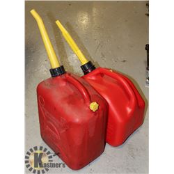 PAIR OF GAS GERRY CANS