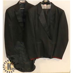 LOT OF 2 MEN'S PLAID SUIT JACKET THE ROBER WAGNER