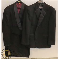 LOT OF 2 MEN'S PLAID SUIT JACKET THE ROBER WAGNER