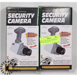 REPLICA SECURITY CAMERAS W/ MOTION DETECTION