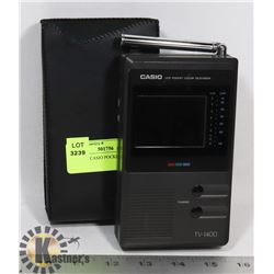 VINTAGE CASIO POCKET COLOR TV & CASE