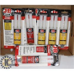 6 NEW PACKS OF JB WELD EPOXY