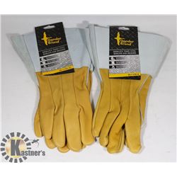 2 PAIRS OF WELDING GAUNTLETS