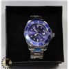 Image 1 : ROLEX REPLICA BLUE TRIM MEN'S WATCH