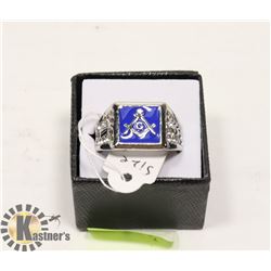 MENS MASONIC RING SIZE 11