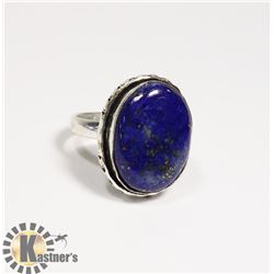 #54-LAPIS LAZULI GEMSTONE RING SIZE 7.5